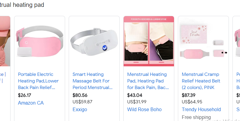 Dropshipping: Menstrual Heating Pad