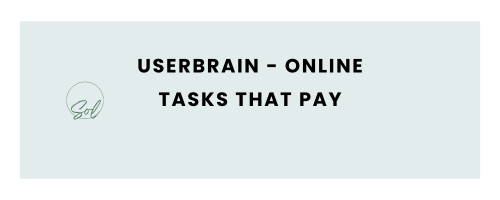 Userbrain - Online Tasks That Pay