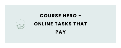 Course Hero - Online Tasks That Pay