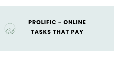 Prolific - Online Tasks That Pay